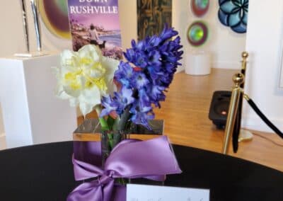 Guests celebrating at the A Walk Down Rushville book launch in La Jolla, April 2024