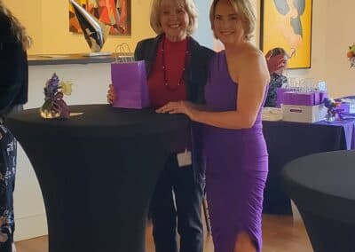 Guests celebrating at the A Walk Down Rushville book launch in La Jolla, April 2024