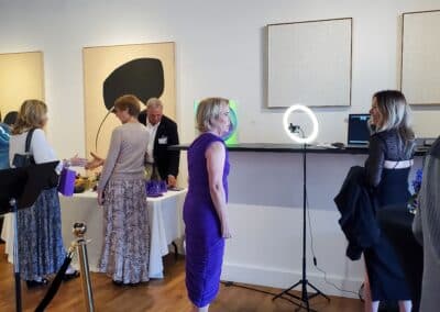 Guests celebrating at the A Walk Down Rushville book launch in La Jolla, April 2024