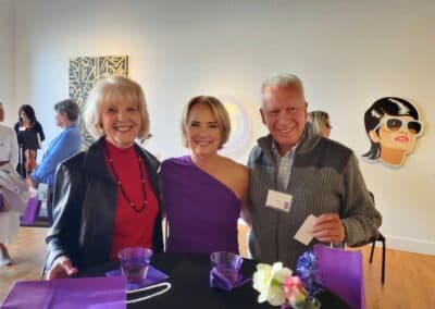 Guests celebrating at the A Walk Down Rushville book launch in La Jolla, April 2024