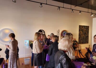 Guests celebrating at the A Walk Down Rushville book launch in La Jolla, April 2024