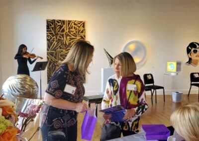 Guests celebrating at the A Walk Down Rushville book launch in La Jolla, April 2024