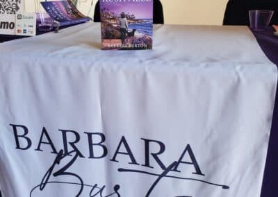 Guests celebrating at the A Walk Down Rushville book launch in La Jolla, April 2024