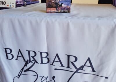 Guests celebrating at the A Walk Down Rushville book launch in La Jolla, April 2024